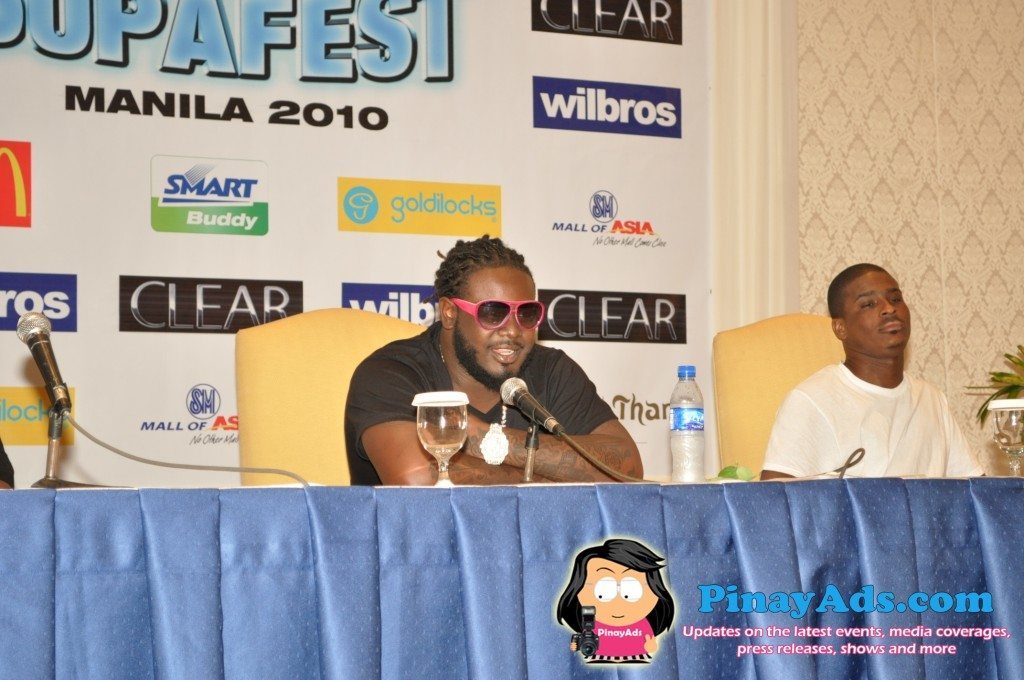 T-Pain during the Supafest Press Conference