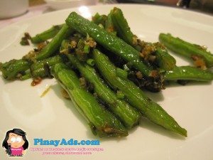Sautéed String Beans and Minced Pork with Olive
