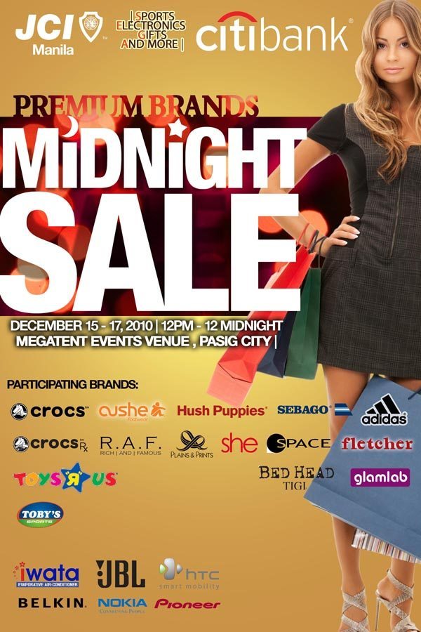 Premium Brands Midnight Sale at the Megatent