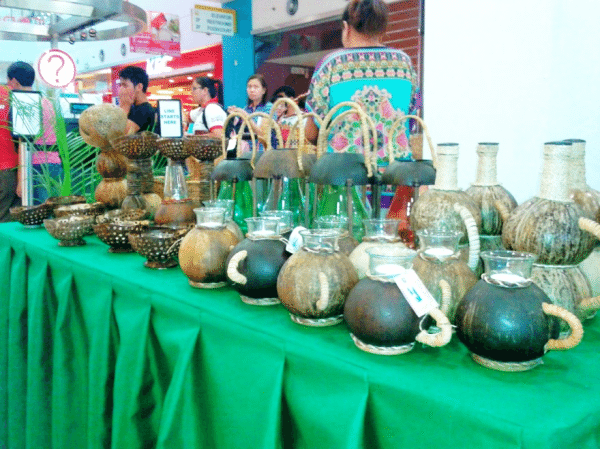 Coconut Shell designs by SA’TIN Crafts.