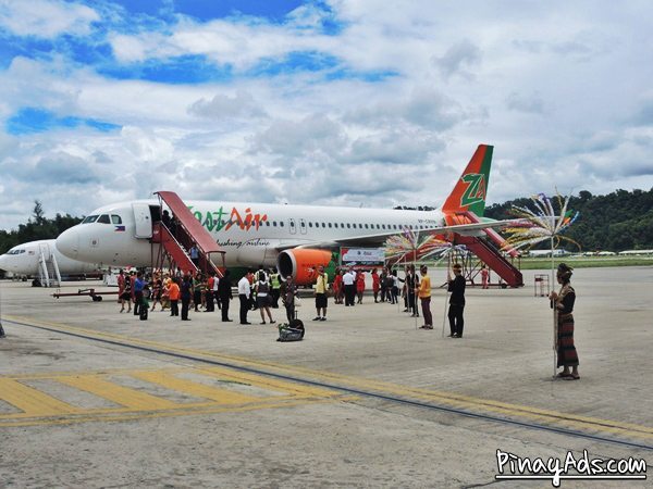 Zest Air successfully made its maiden flight from Manila to Kota Kinabalu, Sabah, Malaysia