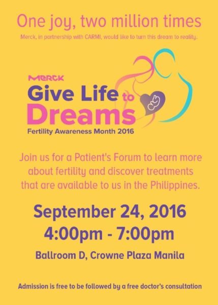 give-life-to-dreams-patient-forum-invite