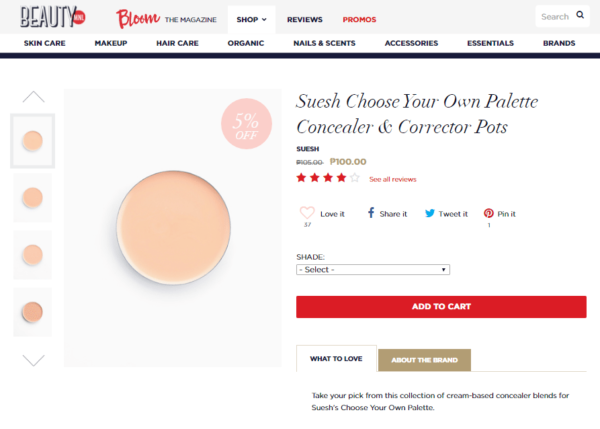 Suesh Choose Your Own Palette Concealer & Corrector Pot