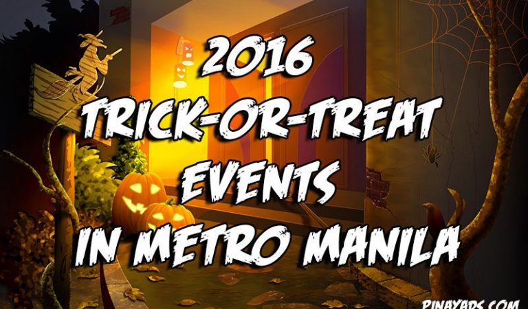 2016 Trick-or-Treat Events in Metro Manila