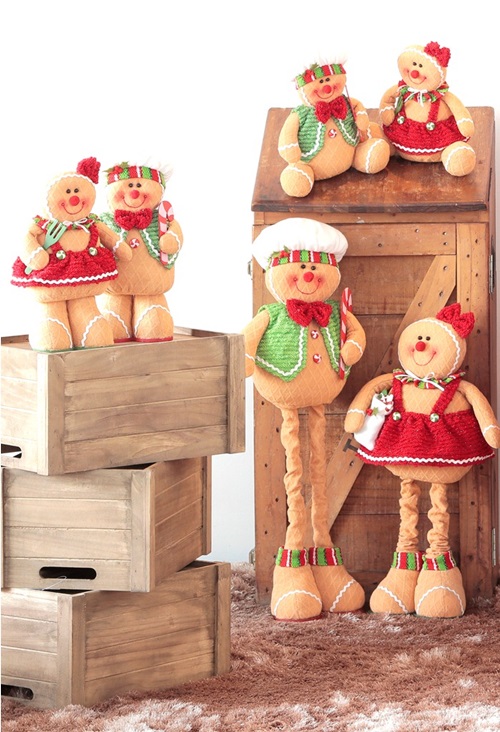 The traditional Gingerbread man gets a new look in plushie form