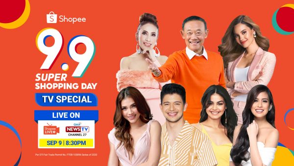 Top Celebrities Catriona Gray, Ai-Ai delas Alas, and Rhian Ramos Joins Shopee’s Brand Ambassador Jose Mari Chan at the 9.9 Super Shopping Day TV Special on GMA News TV