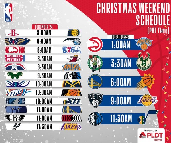 Enjoy a star-studded NBA Christmas weekend with NBA League Pass powered by PLDT Home!