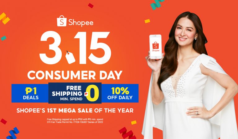 Shopee introduces 3.15 Consumer Day, the first mega sale of the year, with new brand ambassador Marian Rivera